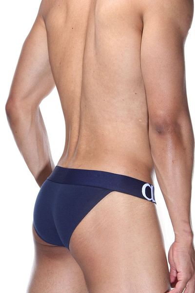darkzone Men's Navy Blue Waist Banded Cotton Slip