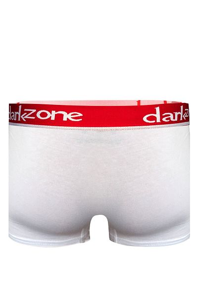 darkzone Ανδρικό Classic White Boxer με Μπροστινό Θάλαμο