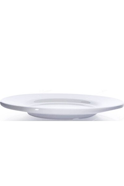 BİODATA Melamin Pasta Tatlı Dondurma Servis Tabağı 6 Parça 17 cm Beyaz Düğün ...