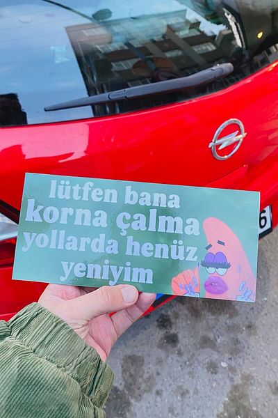 Namgo Patrick Car Magnet - Play Horn Slay