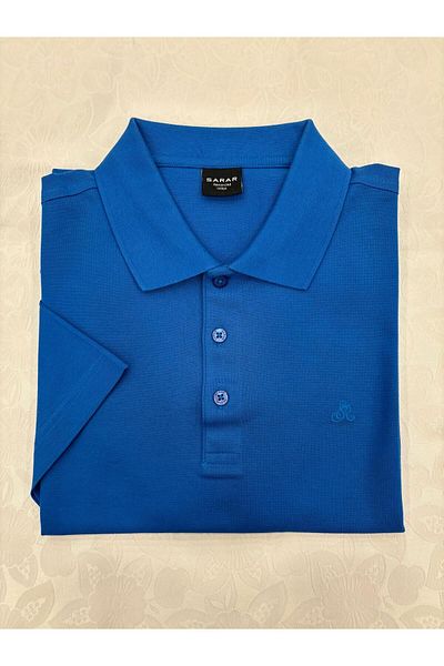 Sarar Tricou nisip țesut albastru