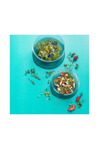 Tupperware Green Crystal Bowl - 3.5l
