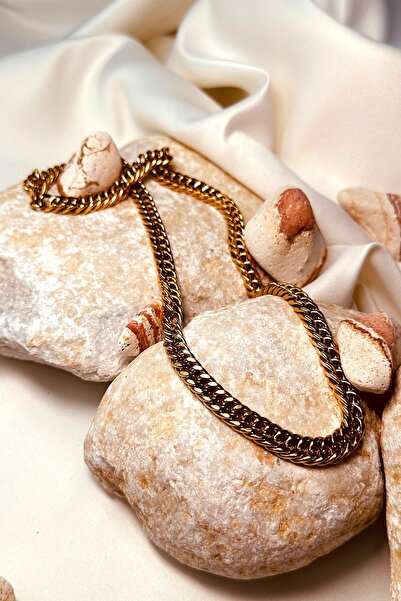 MOONİ ACCESSORİES قلادة من الفولاذ ماركة Life Gurme، موديل ذهبي اللون، أنيق، ...