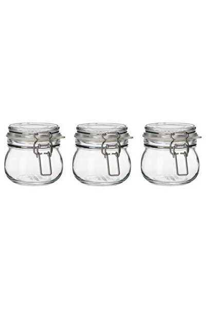 IKEA Korken Glass 13 Cl Glass Jar with Lid