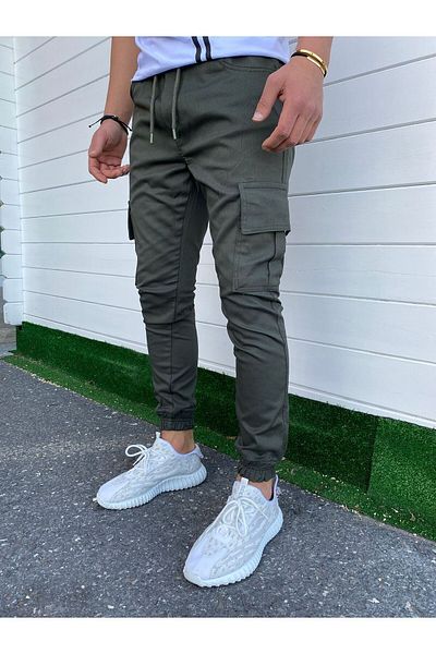 wamoss Sezon 2024 Pantaloni cargo elastici slim fit - YK1