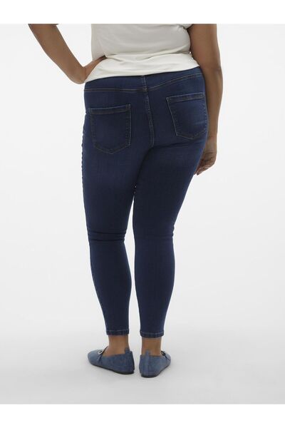 Veromoda Curve Skinny Jeans Vmsophia Hohe Taille Slim Fit Jeans