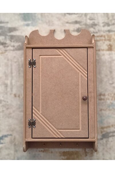 Genel Markalar BOYANABİLİR HAM MDF BAHARATLIK TEREK , ÇOK AMAÇLI DUVAR RAFI (...