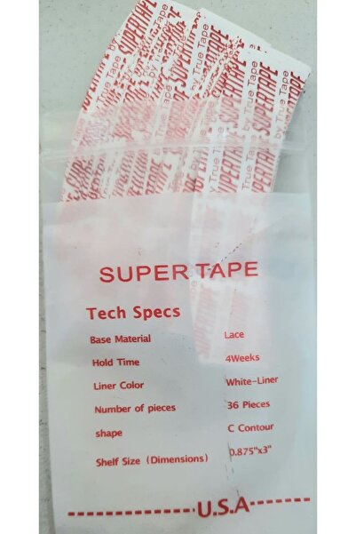 İsmet peruk protez peruk bantı 36 lı süper tape