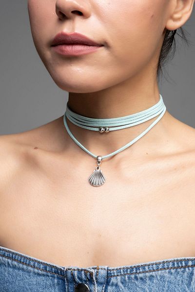 DENİZ TASARIM Suede Necklace