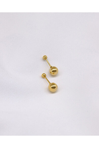 Gold Topuz Küpe