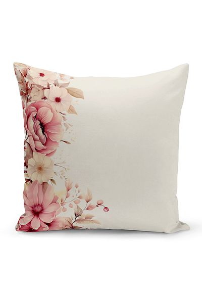 Bertille Home Κάλυμμα μαξιλαριού ριχτάρι σειράς Classic με ψηφιακή εκτύπωση διπλής όψης