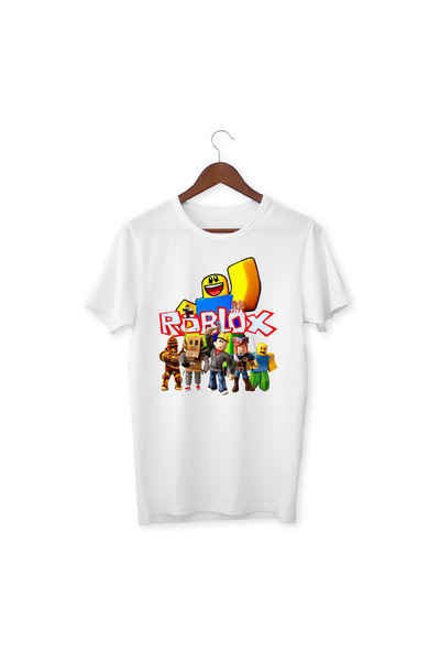 NaNa Style Tricou Roblox Copii Adulti Tricou Alb Tricou Unisex Copii