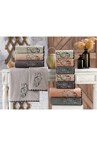 Şıkel Dolendo Cotton Penye 6lı El Havlu Seti