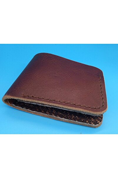 Mahfuz Gerçek Deri Tamamen El Emeği Cüzdan 22cm*8cm * 1 Banknot Alanı 4 Kart Bölmesi  21T3
