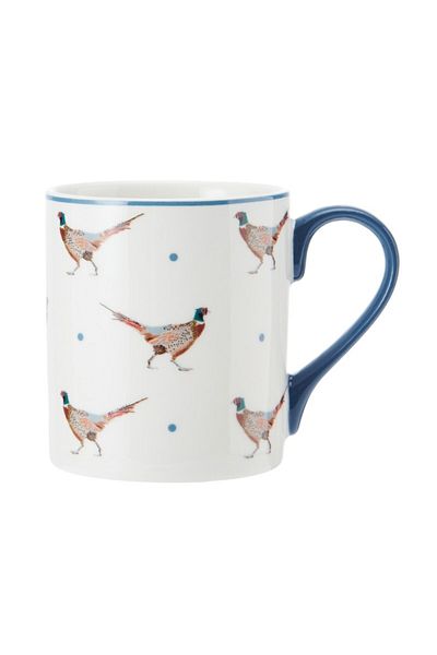 MIKASA 280ml Fine China Pheasant Patterned Mug