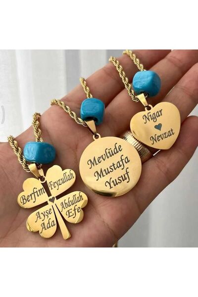 HAYALLER ÜLKESİ YUVARLAK İSİMLİ KOLYE