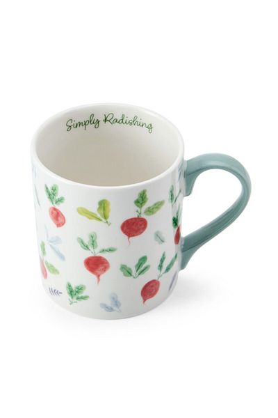 MIKASA 280ml Fine China Radish Patterned Mug