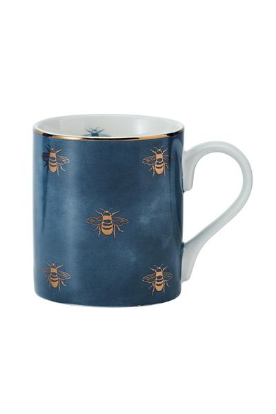 MIKASA 280ml Fine China Bee Patterned Mug