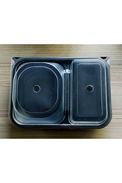 Özge Hamburger Kab Kapak Set 2 Bölmeli 180 Adet