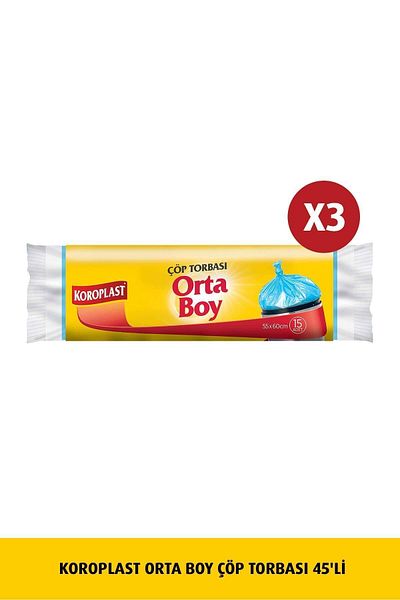 Koroplast 15 x 3 Medium Size Garbage Bags