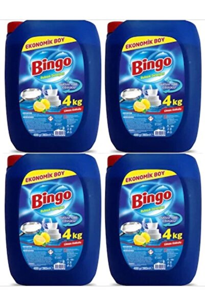 Bingo Bulaşık Deterjanı 4 kg 4 adet