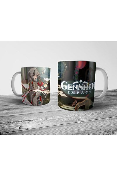 Pixxa Genshin Impact Arlecchino Mug - Model 3