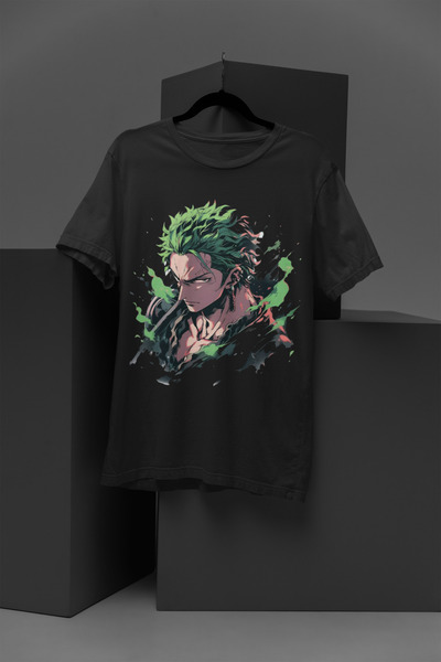 MAGORS Naruto manga dizajn okrugla kragna Pamuk komada kratkih rukava Oversiz...