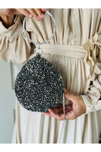 Çanta Trend Neophodan kristalni kamen Detaljna prevelika torba za večernju ha...