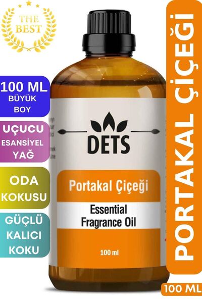 Dets Portakal Çiçeği Uçucu Yağı - Buhurdanlık, Difüzör Ve Oda Kokusu Için %10...