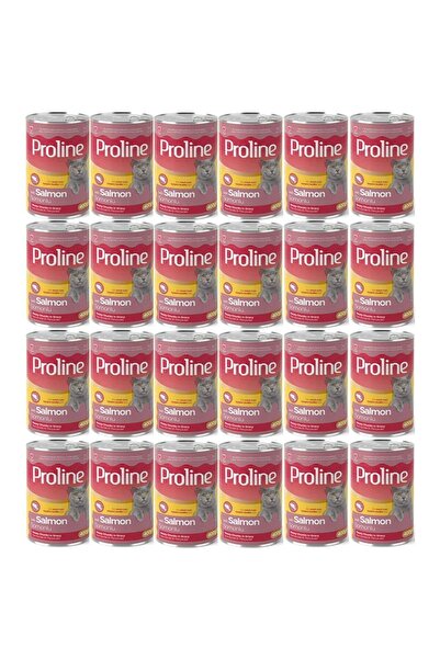 Proline Proline Somonlu Yetişkin Kedi Konservesi 400 Gr*24 Adet