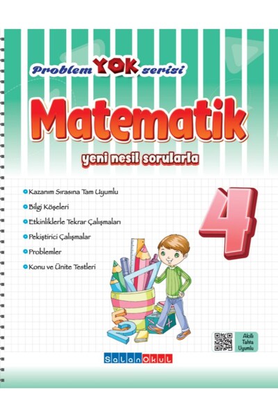 Salan Yayınları 4. Sınıf Problem Yok Serisi Matematik Soru Bankası