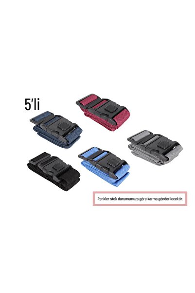 Bagacar Ζώνη βαλίτσας με φερμουάρ 5 τεμαχίων