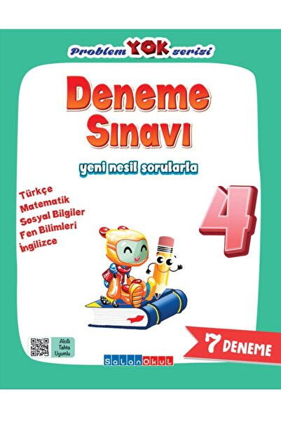Salan Yayınları 4. Sınıf Problem Yok Serisi Deneme Sınavı