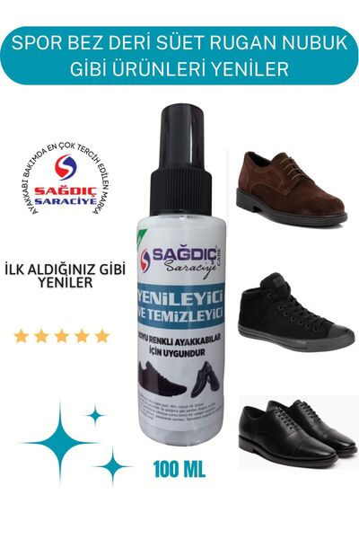 Sağdıç Saraciye Sağdıç Spor Ve Süet Ayakkabı Yenileyici Ve Temizleyici 100ml ...