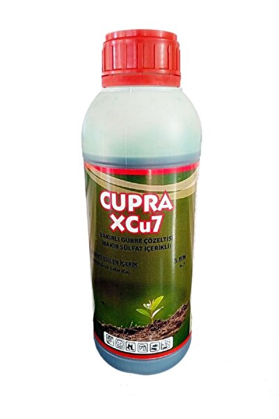Bereket Ziraat CUPRA XCu7 (1 LT)-BAKIR İÇERİKLİ SIVI GÜBRE-%7 SİSTEMİK SIVI B...