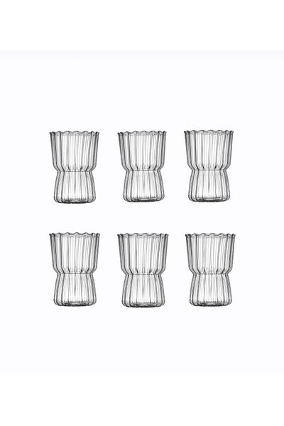 M Mimoza Park 360 Ml Heat Resistant Twisted Coffee Glass - Pinterest Presentation Glass