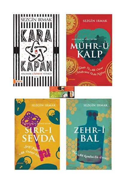 Portakal Kitap Mührü Kalp, Zehri Bal, Sırrı Sevda, Kara Kapan