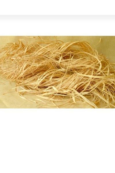 PARTİCİM SÜS EVİ Banana Fiber Natural Raffia Natural Ip 100 gr