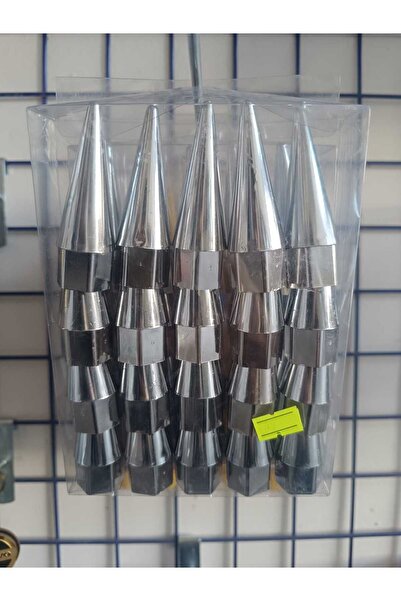 otodemir Sivri Bijon Kapağı - Krom Bijon Kapağı - Jant Bijon Kapağı - Bijon Kapağı - Araba Bijon Sivri 19mm