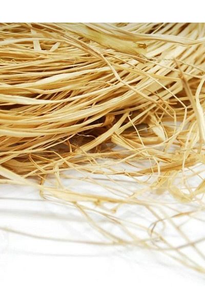 PARTİCİM SÜS EVİ Banana Fiber Natural Raffia Natural Ip 100 gr