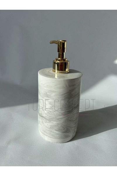 Ture Concept Marble patterned concrete liquid soap dispenser