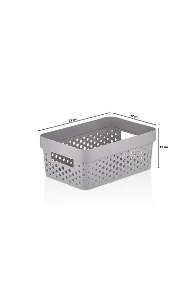 ALP HOME Penta Set of 3 - Organizer Basket anD Kitchen Bathroom Organizer, Multi-purpose, Without LiD