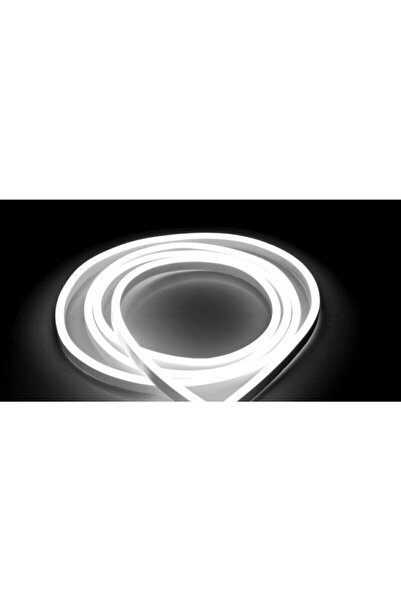 OOKAY Neon Esnek Şerit Led 3 Metre Beyaz + 220 Volt Fiş