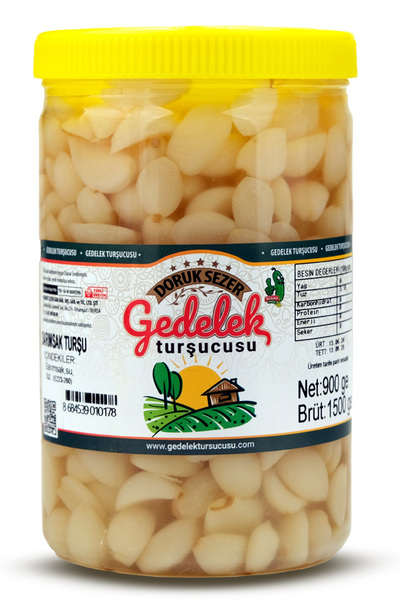 MEHMET SEZER TURŞULARI Gedelek Turşucusu Diş Sarımsak Turşu 900 gram