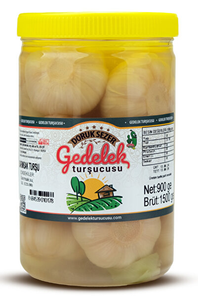 MEHMET SEZER TURŞULARI Gedelek Turşucusu Sarımsak Turşu Bütün 900 gram
