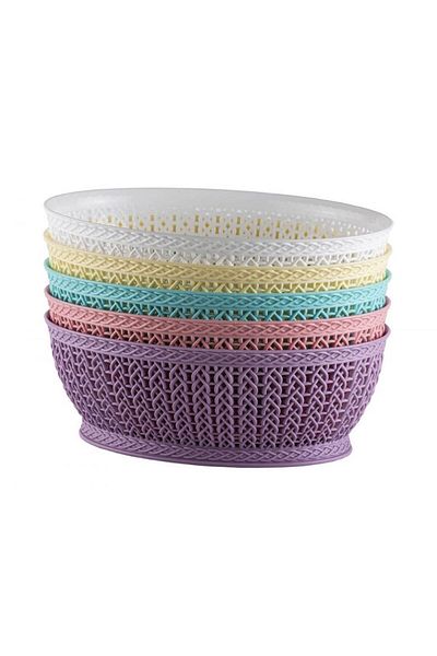 Global Ersat 3.5 Lt Oval Knitted Basket
