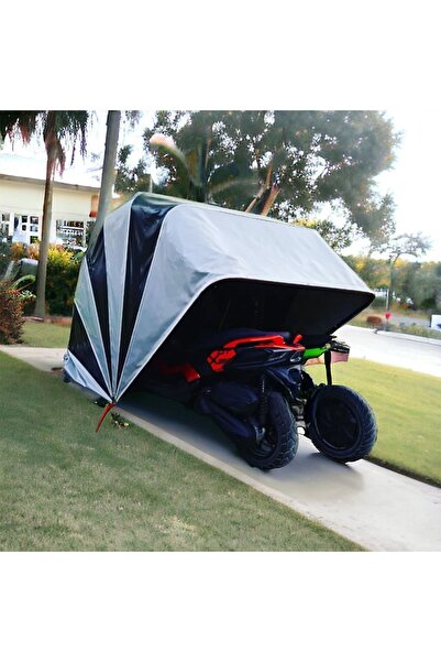 Kafkas Atv - 2 Motorluk Xxl Jumbo Model Uyumlu Motosiklet Garajı (kişiye Özel Logolu Ve Her Renk Üretim)