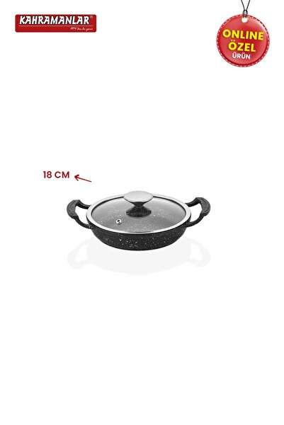 Kahramanlar Helegra 6 Piece Black Pan Set - Cast Iron
