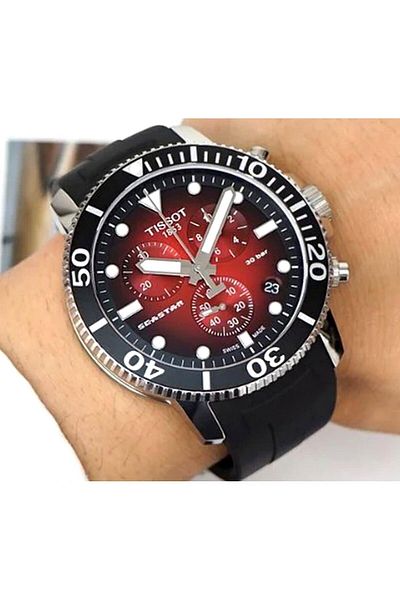 TISSOT Seastar 1000 Men's Chronograph Wristwatch - T120.417.17.421.00
