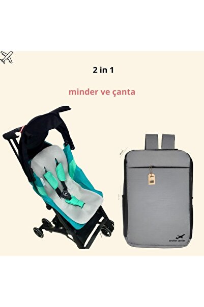 Perababy وسادة وحقيبة سفر Gb Pockit Plus (مجموعة من 2) (حقيبة ووسادة فقط)
